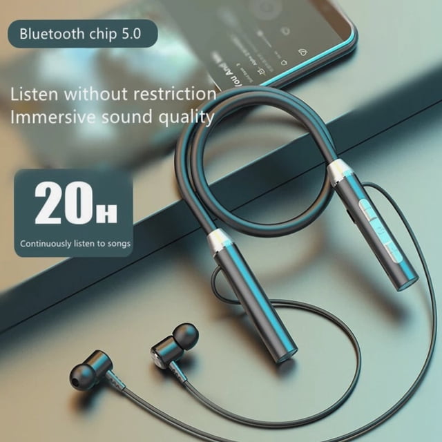 Typpkmm Bluetooth Earphones with Wireless Headphones Magnetic Sport