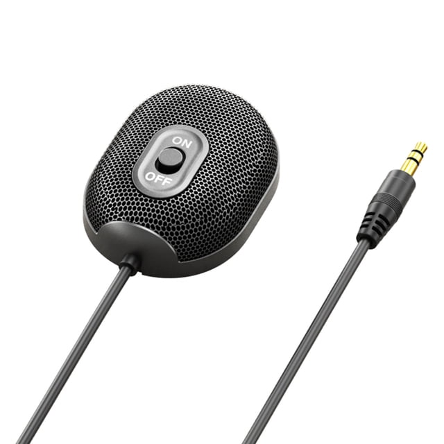 Amdohai U1 Omni-directional Condenser Microphone Mic for Meeting Business Conference Computer Desktop Laptop PC Voice Chat Video Games Live Broadcast Sound Pick-up AUX 3.5MM Cable