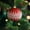 Red, variant on Christmas Foam 8CM Reseau Sticker Lace Powder Christmas Tree Pendant Hanging Ornaments Decorative