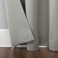 thumbnail image 5 of Sun Zero Brant Energy Saving Blackout Tab Top Curtain Panel, Silver Gray, 40”W x 63"L, 5 of 9
