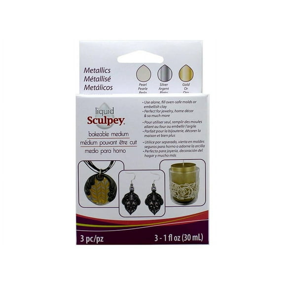 Polyform Sculpey Liquid Bakeable Medium 1oz Mtlcs