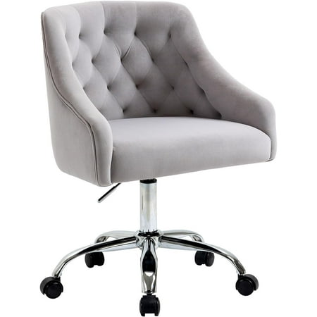 velvet office swivel vanity chair product