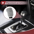 thumbnail image 3 of Unique Bargains Gear Shift Knob Cover Universal for Car SUV Truck RV Put-on Stick Shifting Handle Protector Plush Gray, 3 of 7