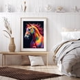 thumbnail image 6 of Diamond Art Kit for Adults, Vibrant Colorful Horse Portrait Diamond Painting for Adults Beginners, DIY Diamond Art Painting Kits, 5D Diamond Painting Crafts for Home Decor 12x16 Frameless, 6 of 7