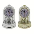 thumbnail image 4 of Classic Retro Clock European Style Desk Antique Clock With Pendulum Chime Living Room Clock Silent Table Clock Home Decor, 4 of 12