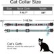 thumbnail image 4 of Set of 2 Cat Collar with Bell, Adjustable Cute Tribal Pattern Child Safety Collar, Blue Aztec, 4 of 4