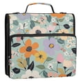 thumbnail image 5 of FORMRS Zipper Binder with Shoulder Strap 2-inch Ring 500 Sheet Capacity File Bag, Floral Pattern, 5 of 5