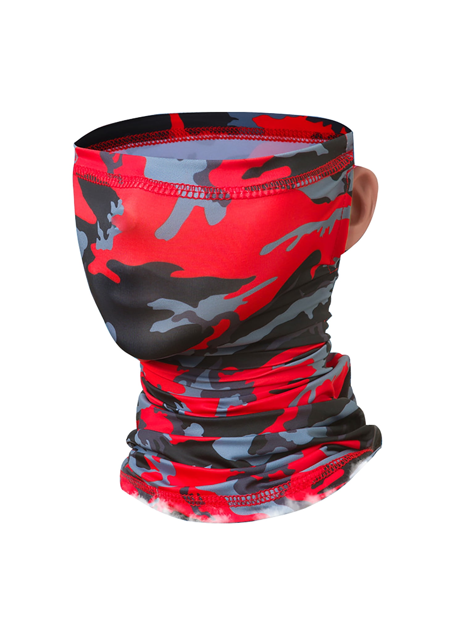 LEEDY Couple Seamless Camouflage Riding Windproof Sunscreen Camouflage Scarf