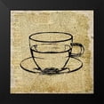 thumbnail image 2 of Allen, Kimberly 20x20 Black Modern Framed Museum Art Print Titled - Coffee On Print 2, 2 of 5