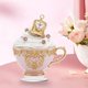 thumbnail image 4 of CaiYueKe Romantic Heart Teacup Acrylic Ornament Decorative Gift for Couples Valentine's Day Anniversary Wedding Home Decor Kitchen Desk Tabletop Decoration Love Present Souvenir Collectible, 4 of 9