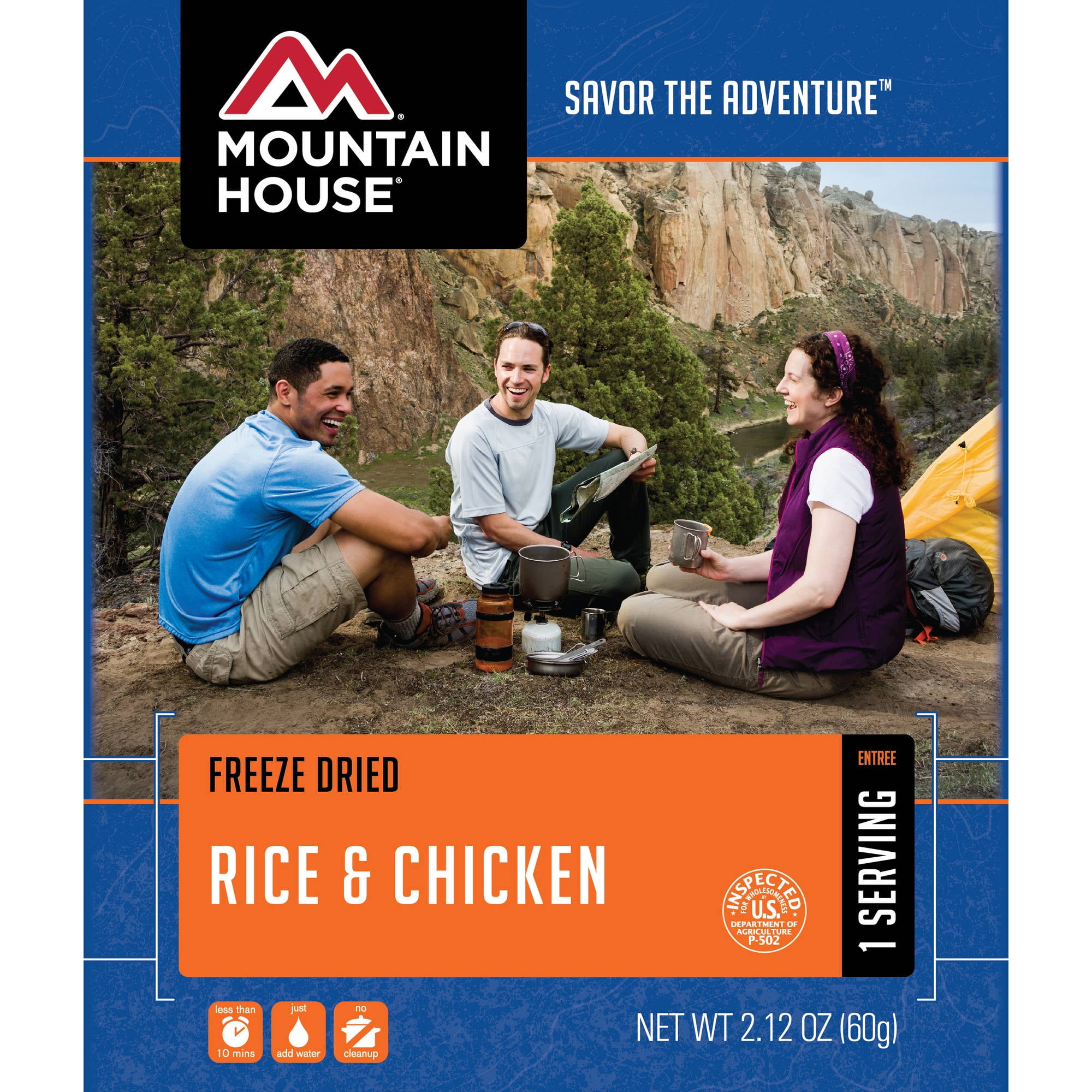 Mountain House Freeze Dried Rice Chicken Camping Food Walmart Com Walmart Com