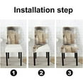 thumbnail image 5 of Fundas para Sillas De Comedor 6 Chair Seat Covers Removable Washable Parson Chair Covers for Dining Room Living Room Kitchen, 5 of 6