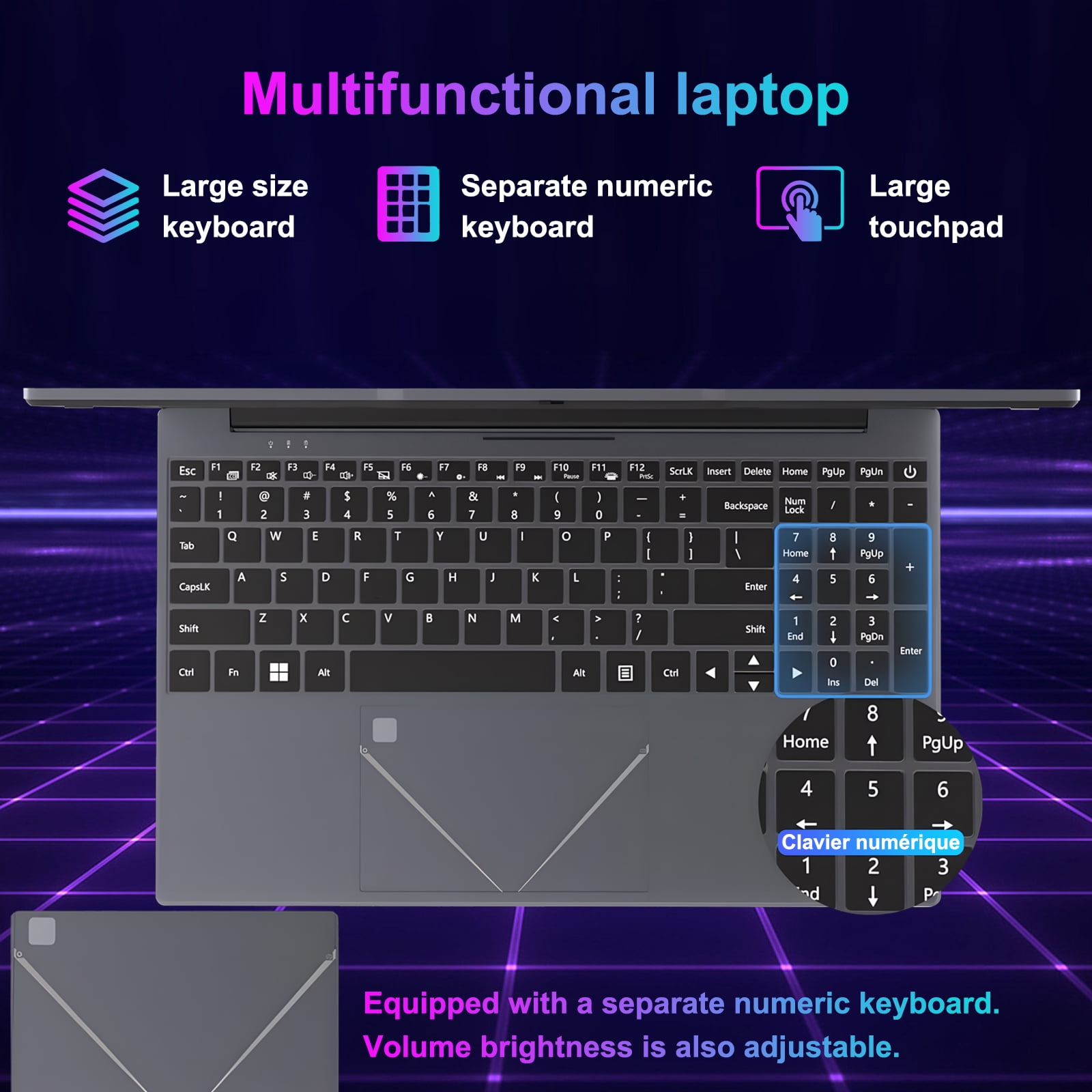 Laptop 15.6" Gaming Laptop, 16GB RAM, 512GB SSD, Intel I5, 1920x1200 IPS Screen with 4 Core Intel for and Stronger Graphics Processing Performance