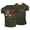 X2Army Green, variant on lnmuld Boys Patriotic Dinosaur Truck Graphic Crewneck Tee Comfortable Short Sleeve Casual Summer Top for Kids Size:8-9 Years