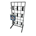 thumbnail image 3 of Only Hangers Black Gridwall Countertop Display with Mini T-Legs - Includes (9) 4" Gridwall Hooks Included - Heavy Duty Panel - 12" x 24", 3 of 5