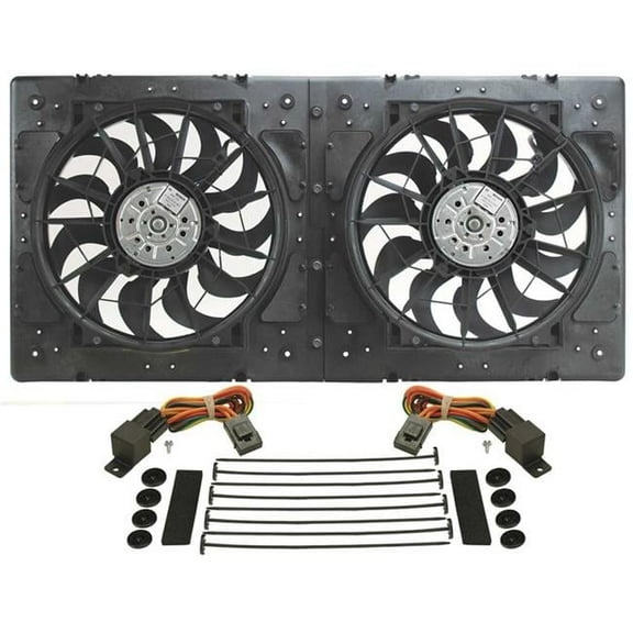 16934 14 in. Dual High Output Puller RAD Fans