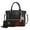 Cognac Black, variant on Saylor Circular M Print Women’s Tote Bag with matching Wristlet Wallet by Mia K - Pink