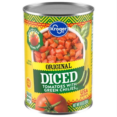 KR Orginal Diced Tomatoes with Green Chilies 10 oz