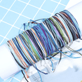 thumbnail image 4 of Pulsera de la amistad con trenza de colores Pulsera de cuerda trenzada hecha a mano Pulsera de cuerda trenzada de colores, 4 of 6