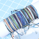 thumbnail image 4 of Pulsera de la amistad con trenza de colores Pulsera de cuerda trenzada hecha a mano Pulsera de cuerda trenzada de colores, 4 of 6