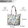 thumbnail image 5 of Flower Women's Large Weekend Travel Bag Moving Canvas Handbag Thick Double Layer Beach Weekend Travel Unisex Hospital Maternity Delivery with Toiletry Waterproof, 5 of 5