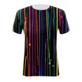 thumbnail image 3 of Gibobby Casual Playera de Manga Corta para Mujer Tops cuello redondo con estampado Vintage degradado diario para mujer, camiseta manga corta con cuello redondo, blu(Marrón,G), 3 of 4