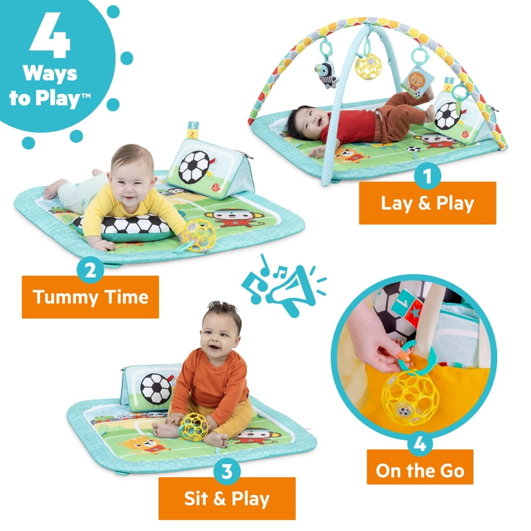 Bright Starts Grip & Kick Oball Activity Gym, Soccer, Unisex