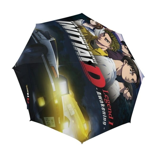 Initial D : Parapluie Pliable Semi-Automatique de Première Étape