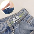 thumbnail image 3 of Botón desmontable de Metal para mujer, alfileres de Clip de cintura ajustables para falda y pantalón, accesorios de ropa DIY, 2 piezas, 3 of 4