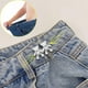 thumbnail image 3 of Botón desmontable de Metal para mujer, alfileres de Clip de cintura ajustables para falda y pantalón, accesorios de ropa DIY, 2 piezas, 3 of 4
