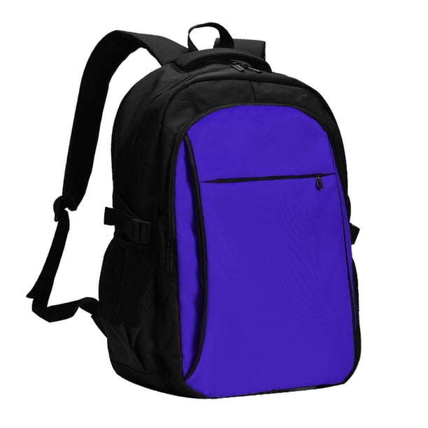 Fotbe Darkblue Mochila con Estampado y Puerto USB para Hombre y Mujer, Mochila Antirrobo, Mochila de Viaje, Mochila Escolar, Mochila Universitaria