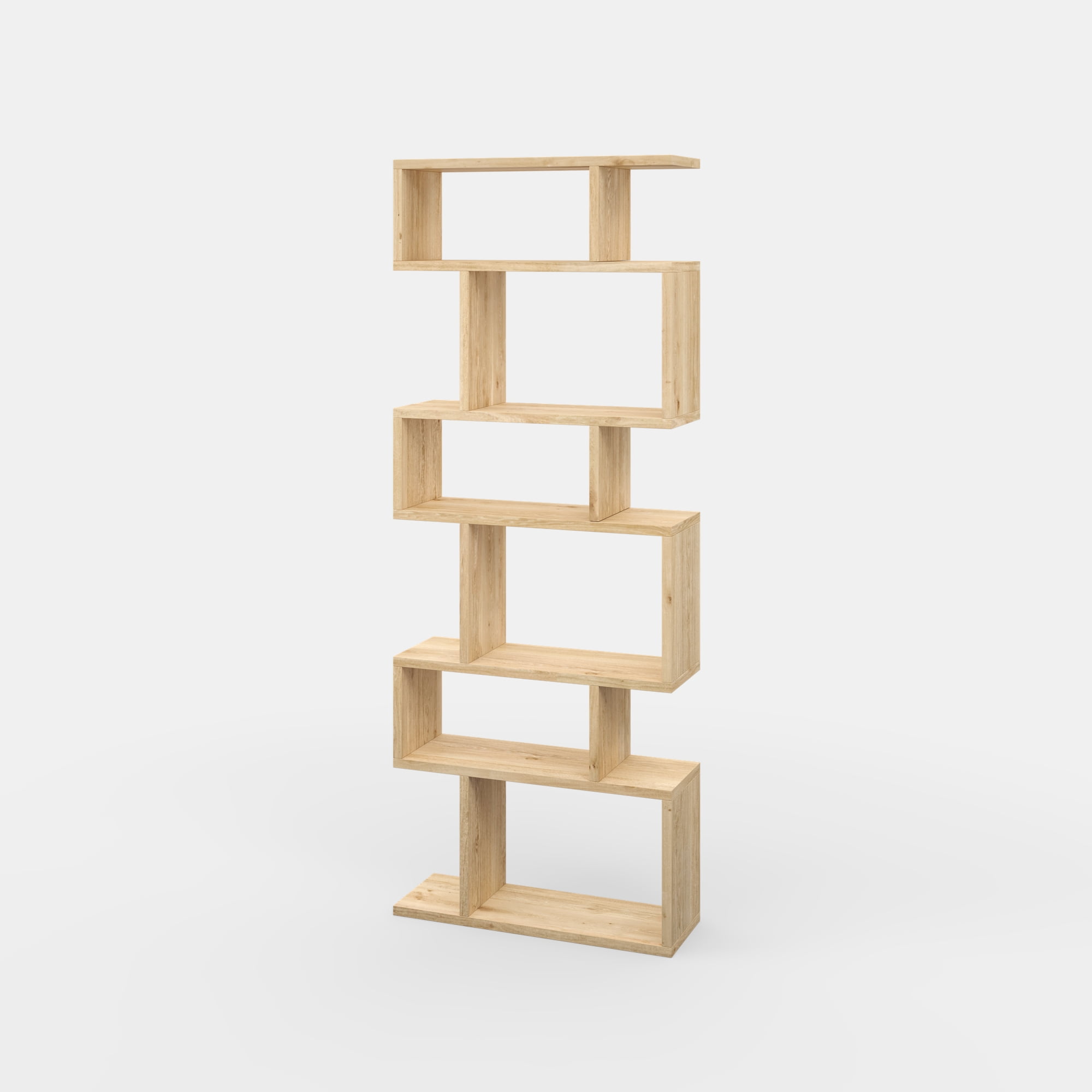 Ada Home Decor Bates Multiple Tier Bookcase, Oak