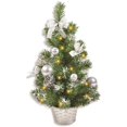 thumbnail image 2 of Riffelmacher Árbol de Navidad decorativo resplandor 50 cm 20258 - Plata - Árbol de Navidad con anillo de luces de hadas Bolas de árbol de Navidad Ormromra LN-1703, 2 of 5