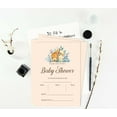 thumbnail image 6 of Inkdotpot 30 Fill In StyleBaby Shower Invitation Cards-Animals-Gender Neutral-Blank Invites, 6 of 7