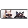 thumbnail image 5 of SKYSONIC USA French Bulldog Dogs Runner Rug with Rubber Backing, Fourth of July Independece Non Slip Entryway Rug Runner Washable Soft Area Rug Carpet for Hallway Bedroom Kitchen Decor,2'x6', 5 of 6
