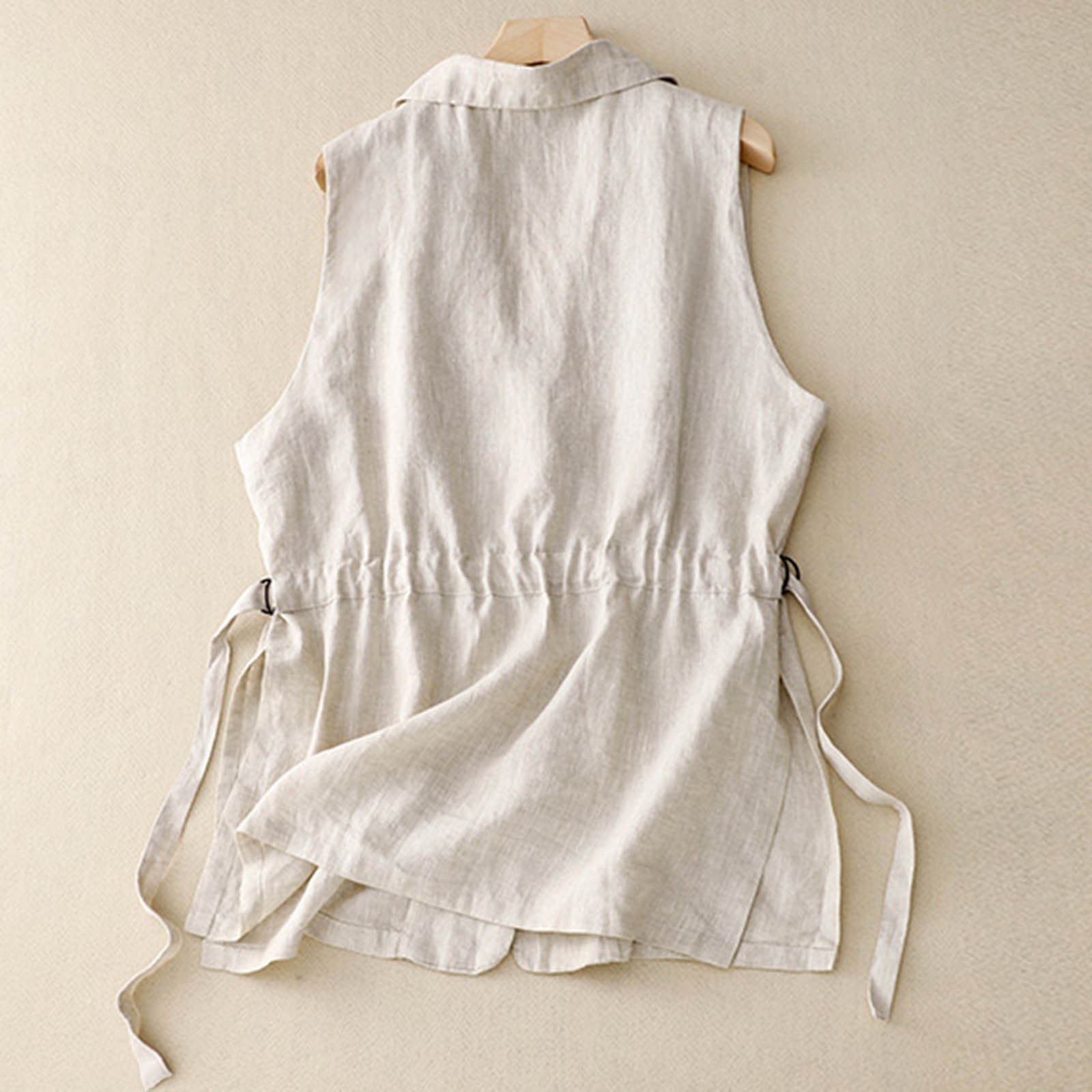 YANYAN/ヤンヤン　Linen Mabo VEST サイズM YANYAN Linen Mabo VEST Size M