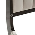 thumbnail image 5 of Paris Chic Eastern King Tufted Sleigh Bed - Doeskin/Espresso, 5 of 9