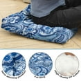 thumbnail image 2 of 22in Square Floor Pillow with Bohemian Design, Dutch Velvet Meditation Cushion for Adults, 2 of 7