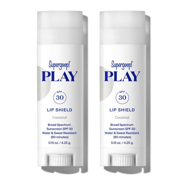 Protector labial Supergoop! Pack de 2 unidades PLAY SPF 30 con coco