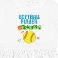 thumbnail image 4 of Inktastic Future Softball Player in Training Girls Toddler Dress, 4 of 5