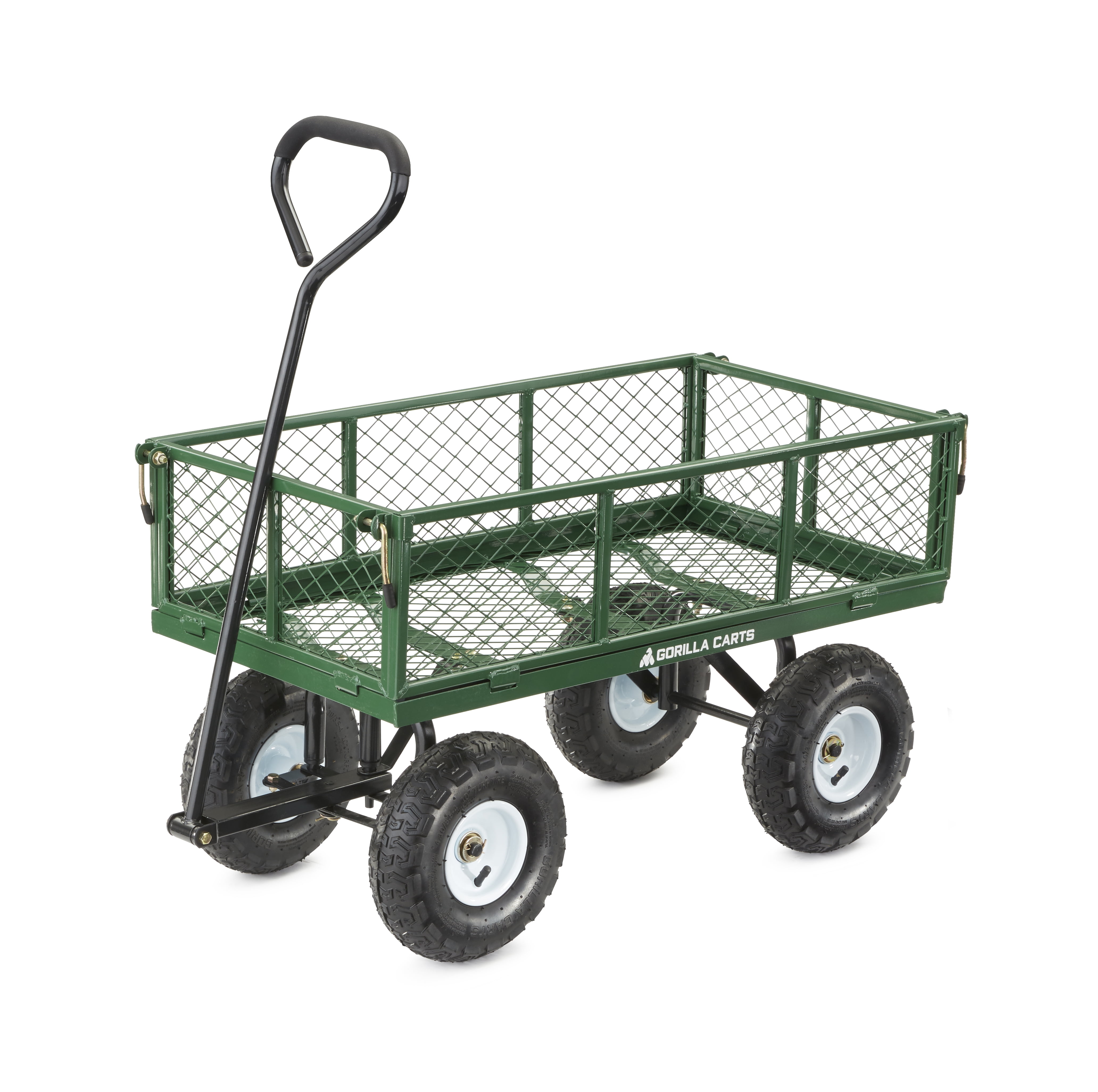 Garden Dump Yard Cart Steel Wheelbarrow Wagon Utility Gorilla GOR400 400 lb. 