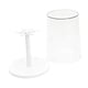 thumbnail image 1 of Vitrina giratoria transparente para figuras de peluche, contenedor de escritorio moderno y práctico con ganchos. Caja de almacenamiento para muñecas. L Blanco, 1 of 5