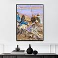 thumbnail image 1 of Egyptians Raising Water from the Nile - ca. 1890–1891 | John Singer Sargent | Premium Fine Art Print | 19th Century American | Realism, Impressionism | Portrait | Architecture, 1 of 7