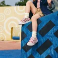 thumbnail image 7 of FUNCOO PLUS Kids Light Up Sneakers Toddler Girls Canvas Shoes, Little Pink Strawberry, Size 9, 7 of 7