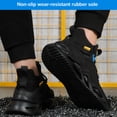 thumbnail image 4 of Safety Shoes Work Shoes Men Women Steel Toe Cap Lightweight Sporty Protective Shoes Breathable Summer 6-10.5, 4 of 7