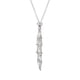 thumbnail image 1 of Zhuge Colgante de collar, bolsa de malla de piedra original de cristal natural, bolsa de malla ajustable con junta de bambú de metal Collar (plata, grande), 1 of 4