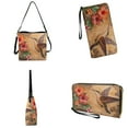 thumbnail image 4 of ZUXONGSY Hummingbird Hibiscus Print Casual Bucket Bag Tote Purse Set for Women, Fashion Shoulder Bag with Leather Wallet for Daily Use Travel, 4 of 4