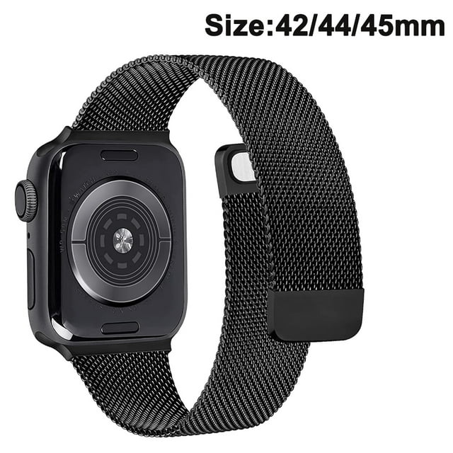 Metal Band Mesh Stainless Steel Magnetic Closure Compatible with Apple Watch Band, Sport Watch Strap for Women Men Compatible for