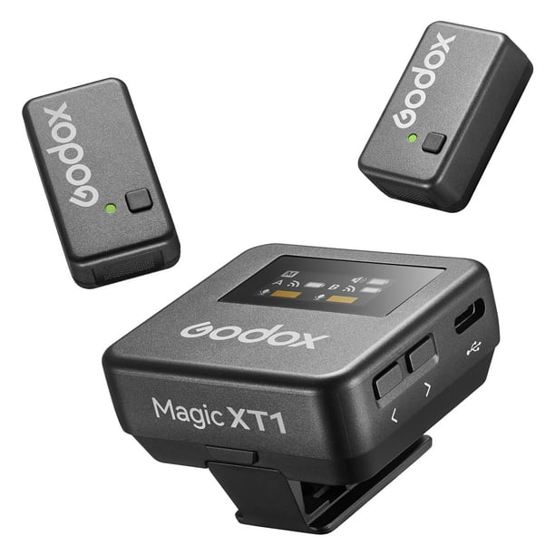 Micrófono Lavalier inalámbrico GODOX Magic XT1 para cámaras