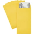 thumbnail image 5 of Okuna Outpost 100 Pack Money Envelopes for Cash, Payroll, Money Saving, Coins, Currency, 100GSM - Yellow (3.5 x 6.5 In), 5 of 7
